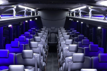 Clifton Charter Bus Interior