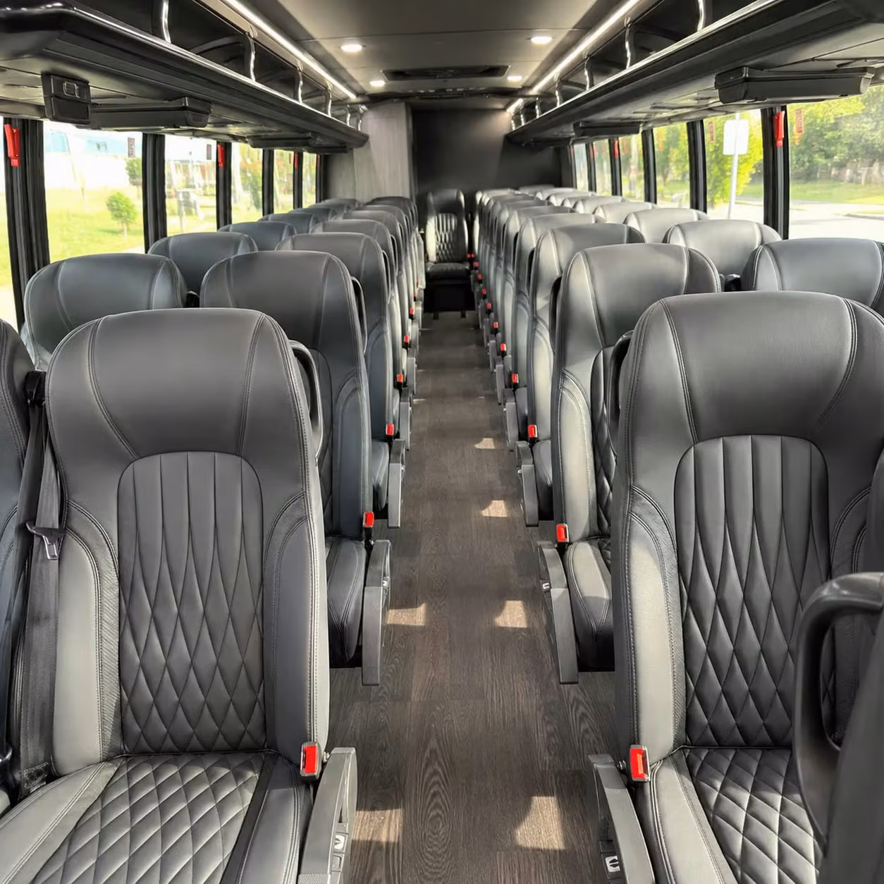 25 passenger minibus interior