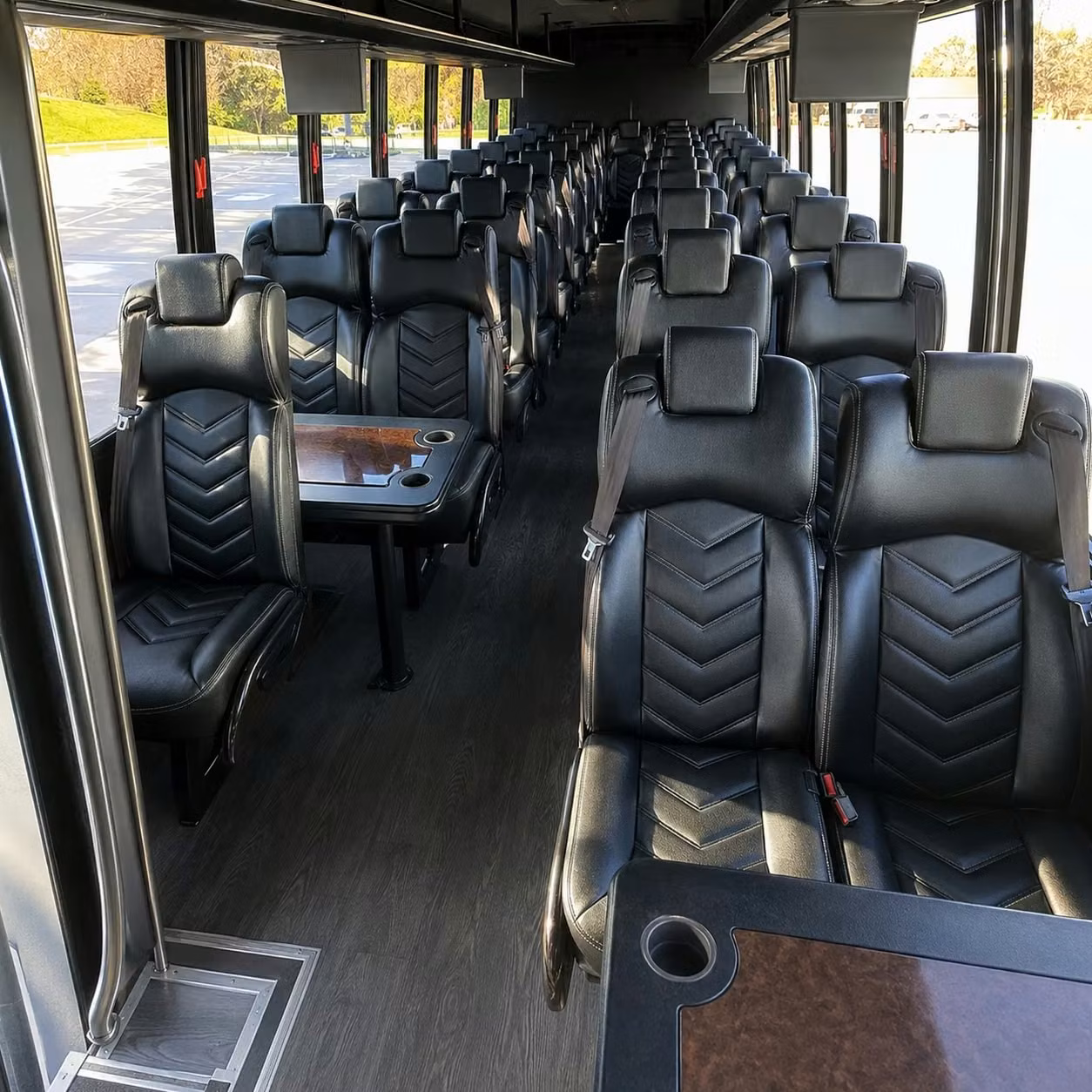 28 passenger minibus inside