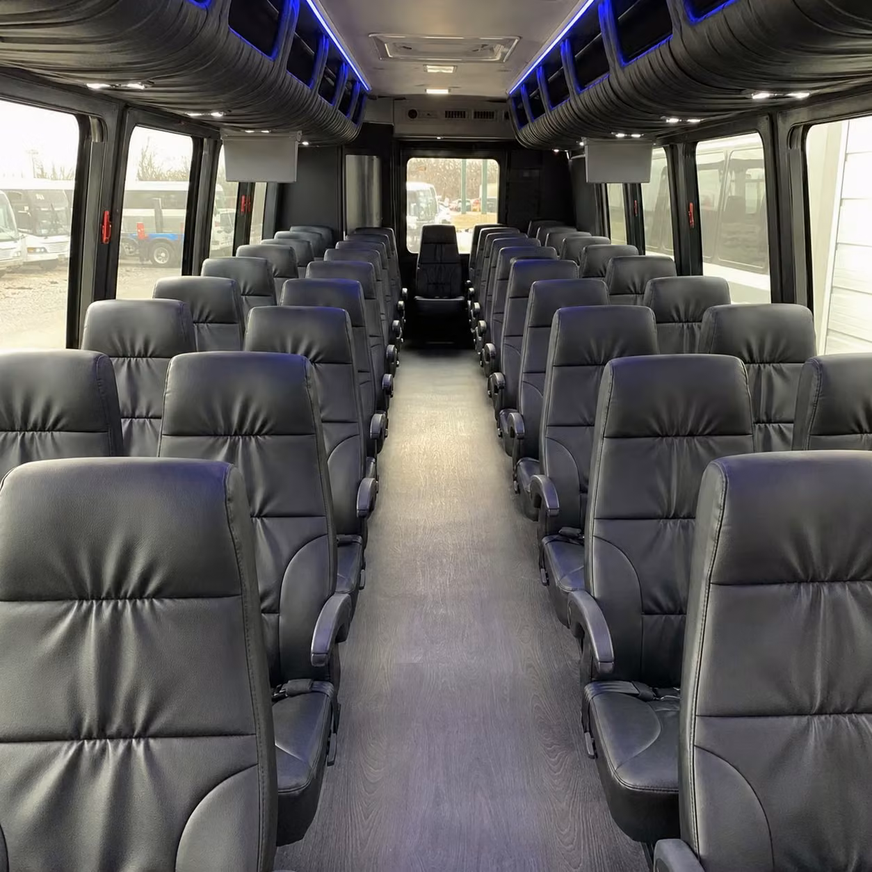 35 passenger minibus interior