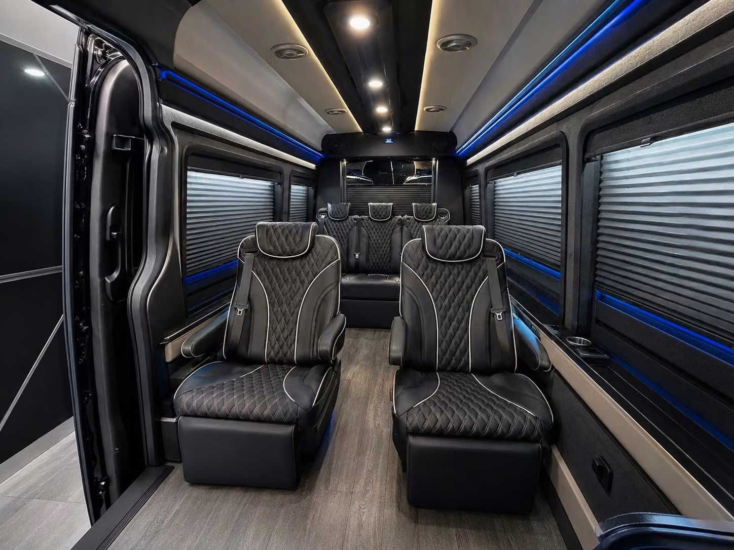 choose the right bus size for your clifton airport group from sprinter vans to full size coaches