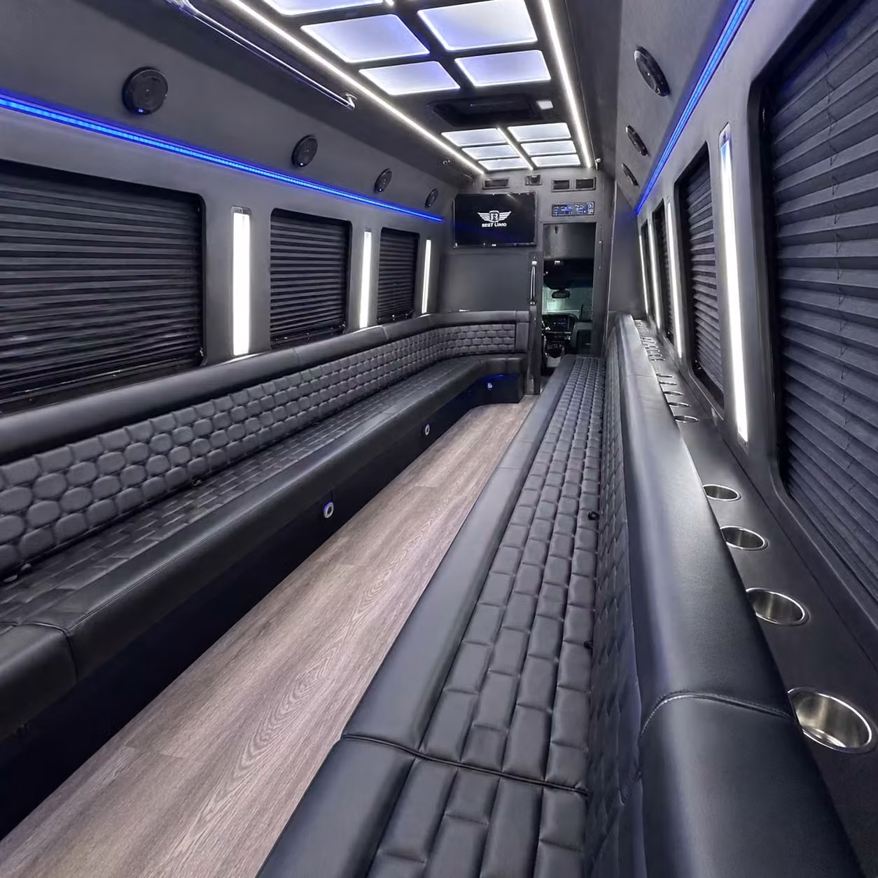 party bus interior