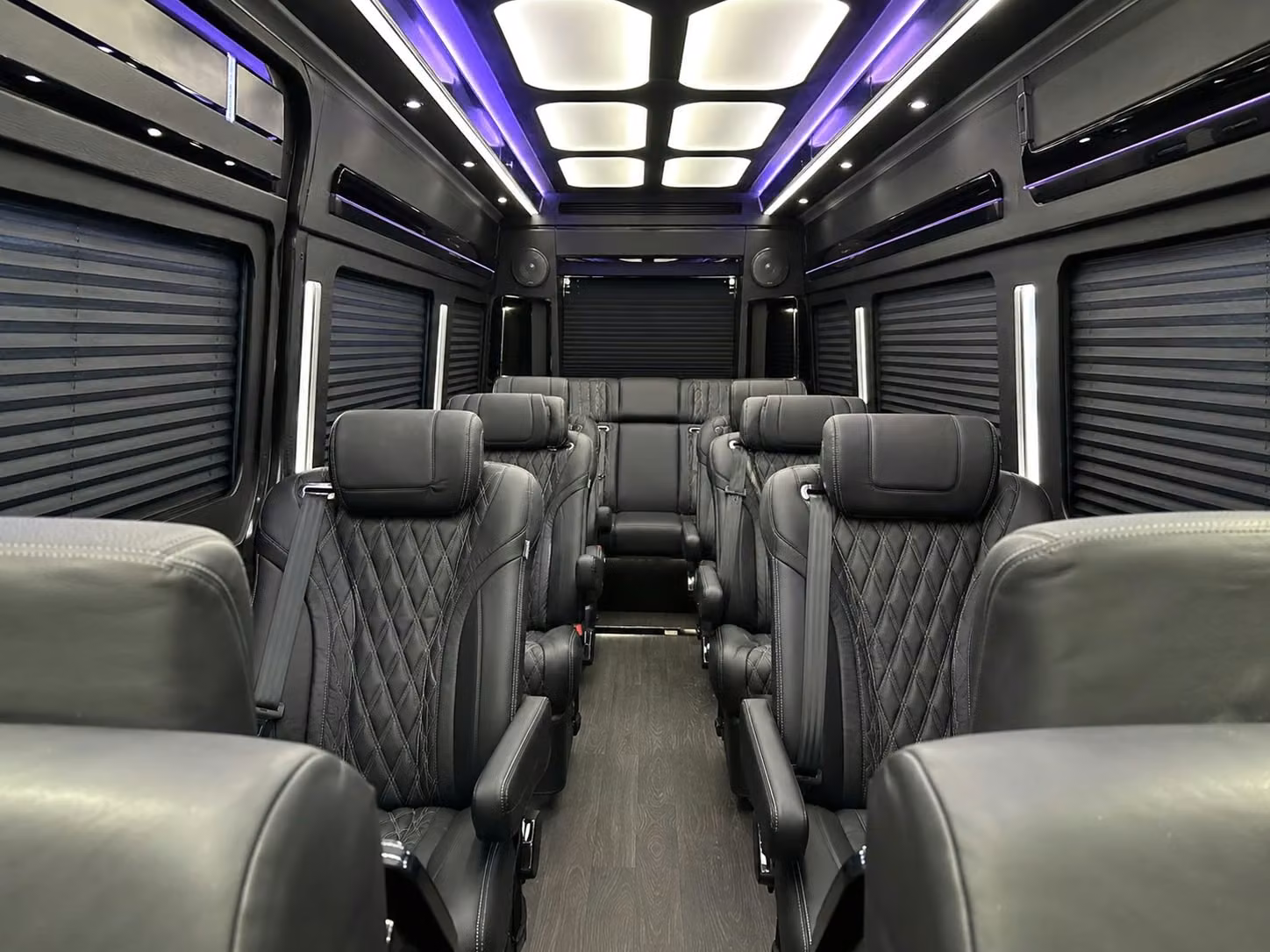 sprinter van with driver inside